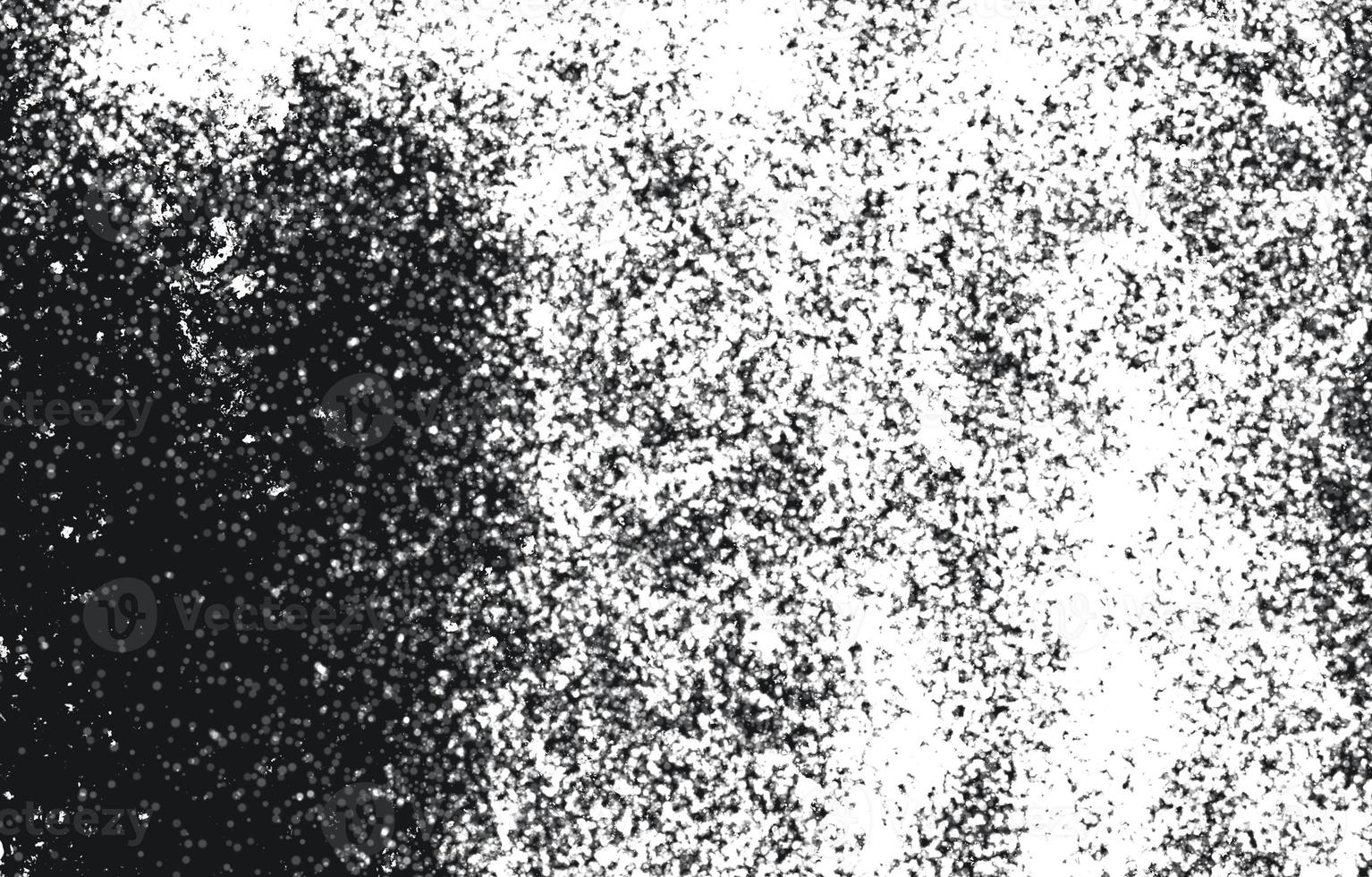 Grunge Black And White Urban. Dark Messy Dust Overlay Distress Background. Easy To Create Abstract Dotted, Scratched, Vintage Effect With Noise And Grain photo