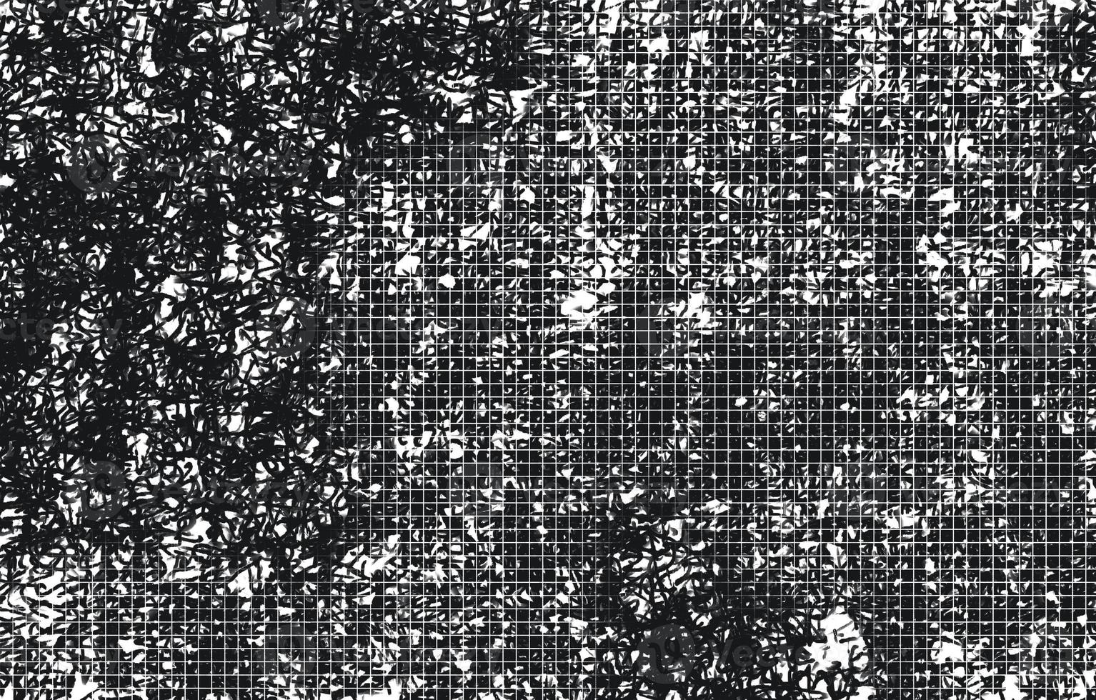 Dark Messy Dust Overlay Distress Background. Easy To Create Abstract Dotted, Scratched, Vintage Effect With Noise And Grain photo