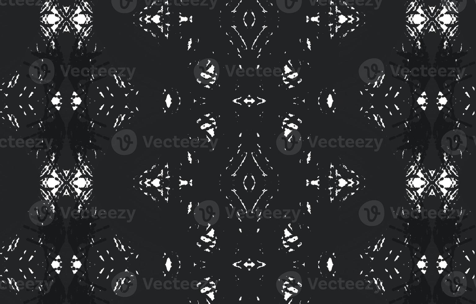 Grunge black and white pattern. Monochrome particles abstract texture. Background of cracks, scuffs, chips, stains, ink spots, lines. Dark design background surface. photo