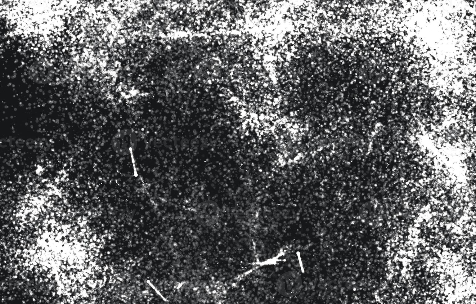Grunge Black And White Urban. Dark Messy Dust Overlay Distress Background. Easy To Create Abstract Dotted, Scratched, Vintage Effect With Noise And Grain photo