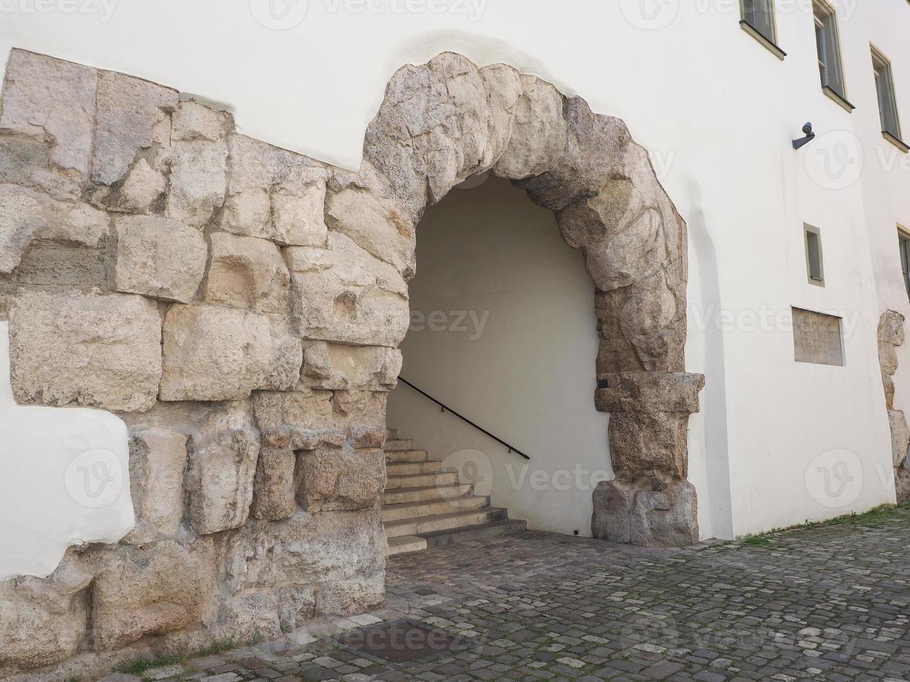 Porta Praetoria in Regensburg photo