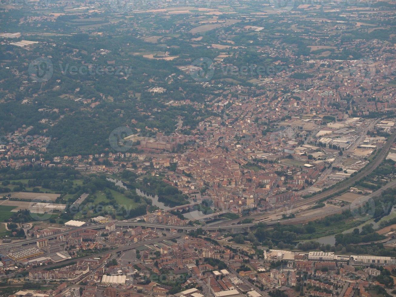 Aerial view of Moncalieri photo