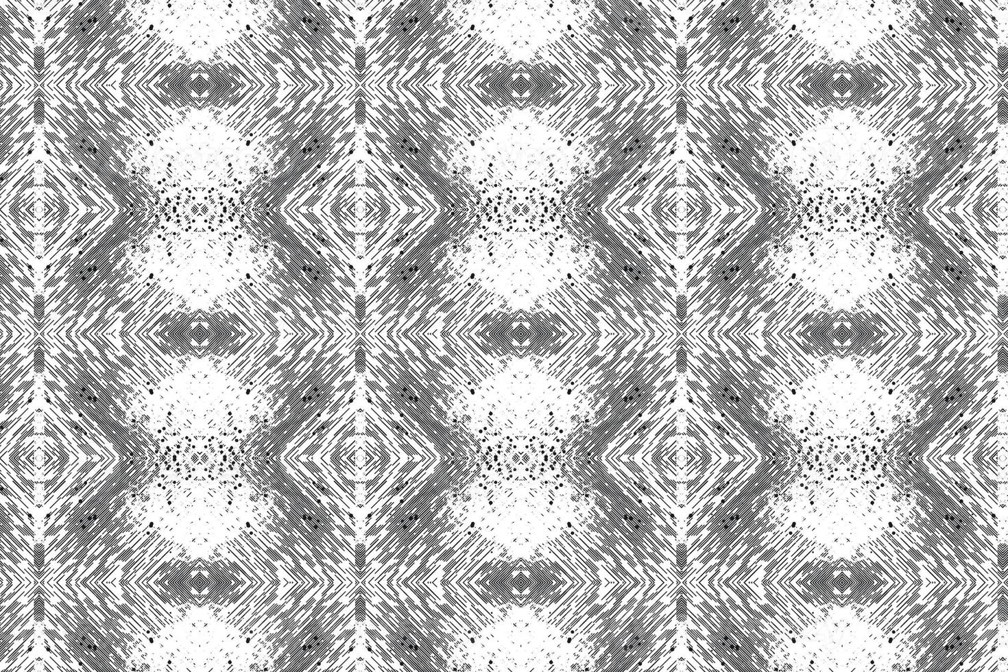 Grunge black and white pattern. Monochrome particles abstract texture. Background of cracks, scuffs, chips, stains, ink spots, lines. Dark design background surface. photo