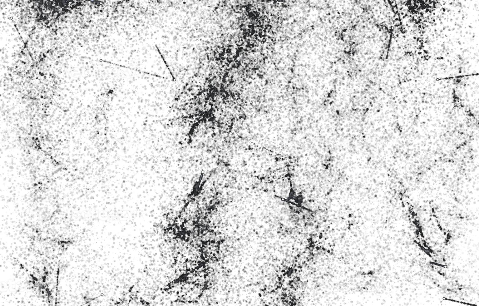 Grunge Black And White Urban. Dark Messy Dust Overlay Distress Background. Easy To Create Abstract Dotted, Scratched, Vintage Effect With Noise And Grain photo