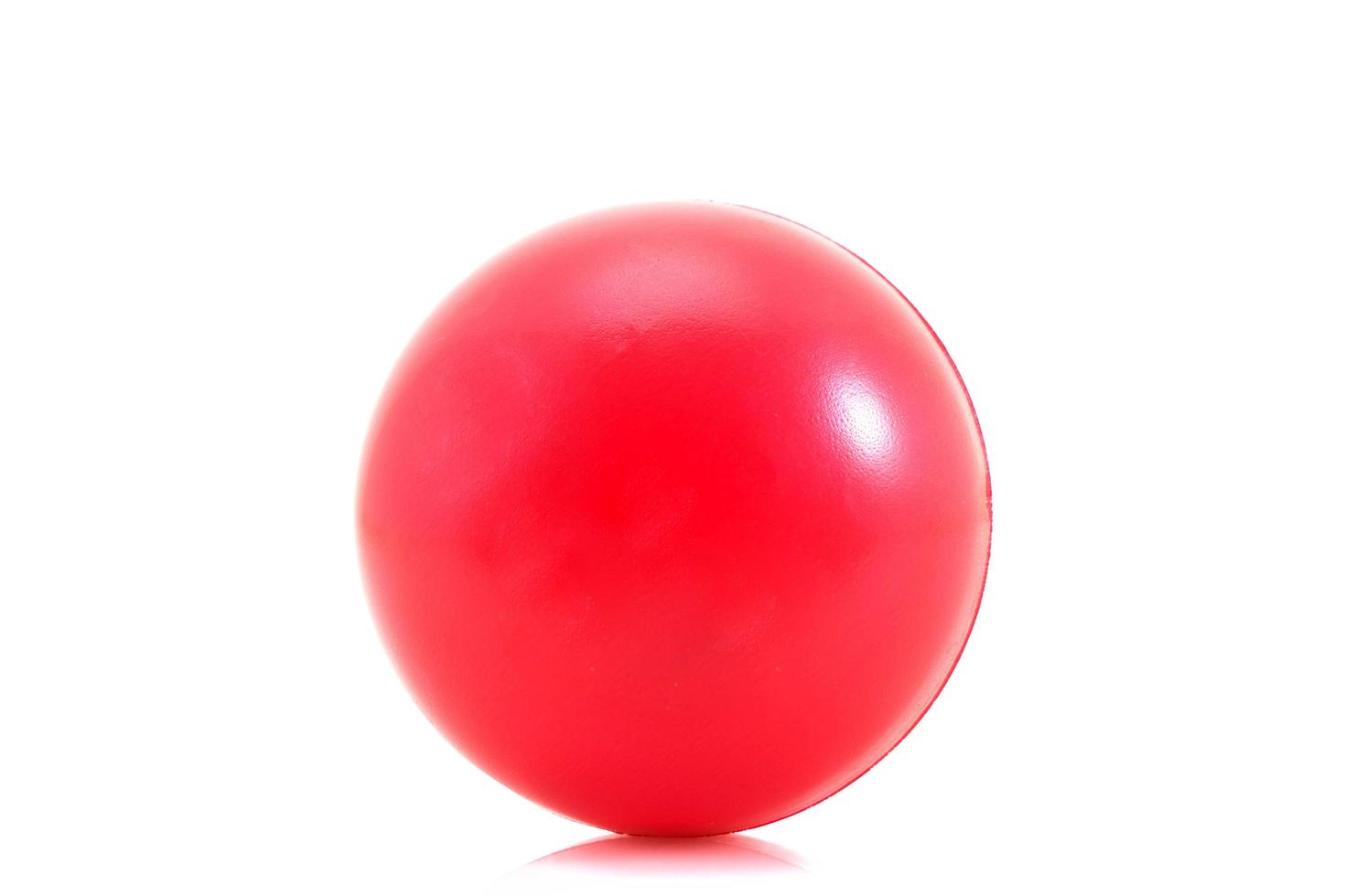 stress ball on white background photo