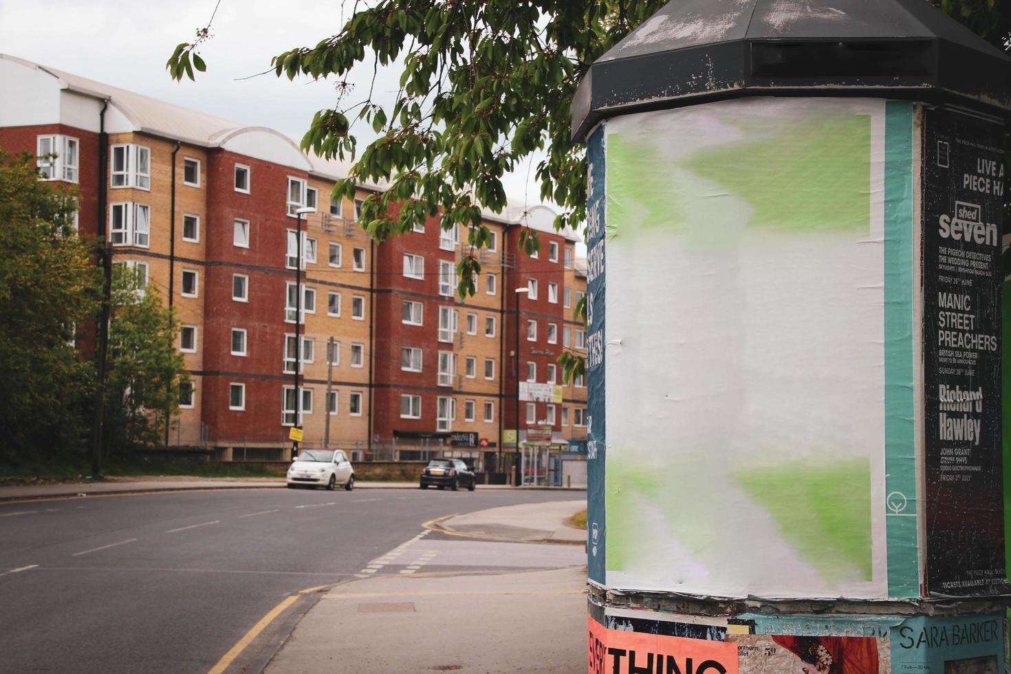 Mockup Banner on Street photo