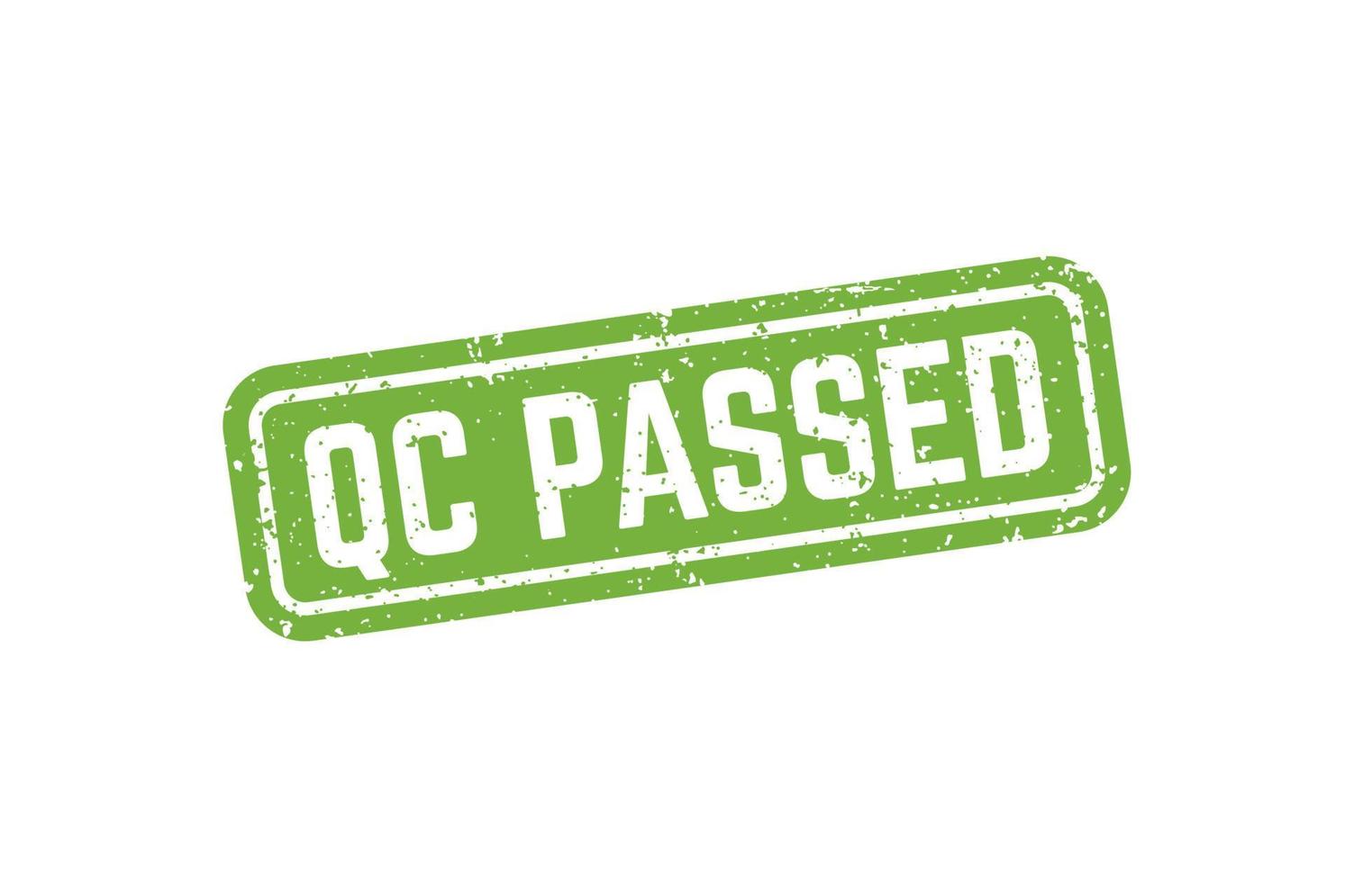 qc passed stamp, vector design