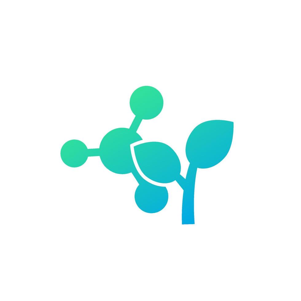 plant-based protein icon on white vector