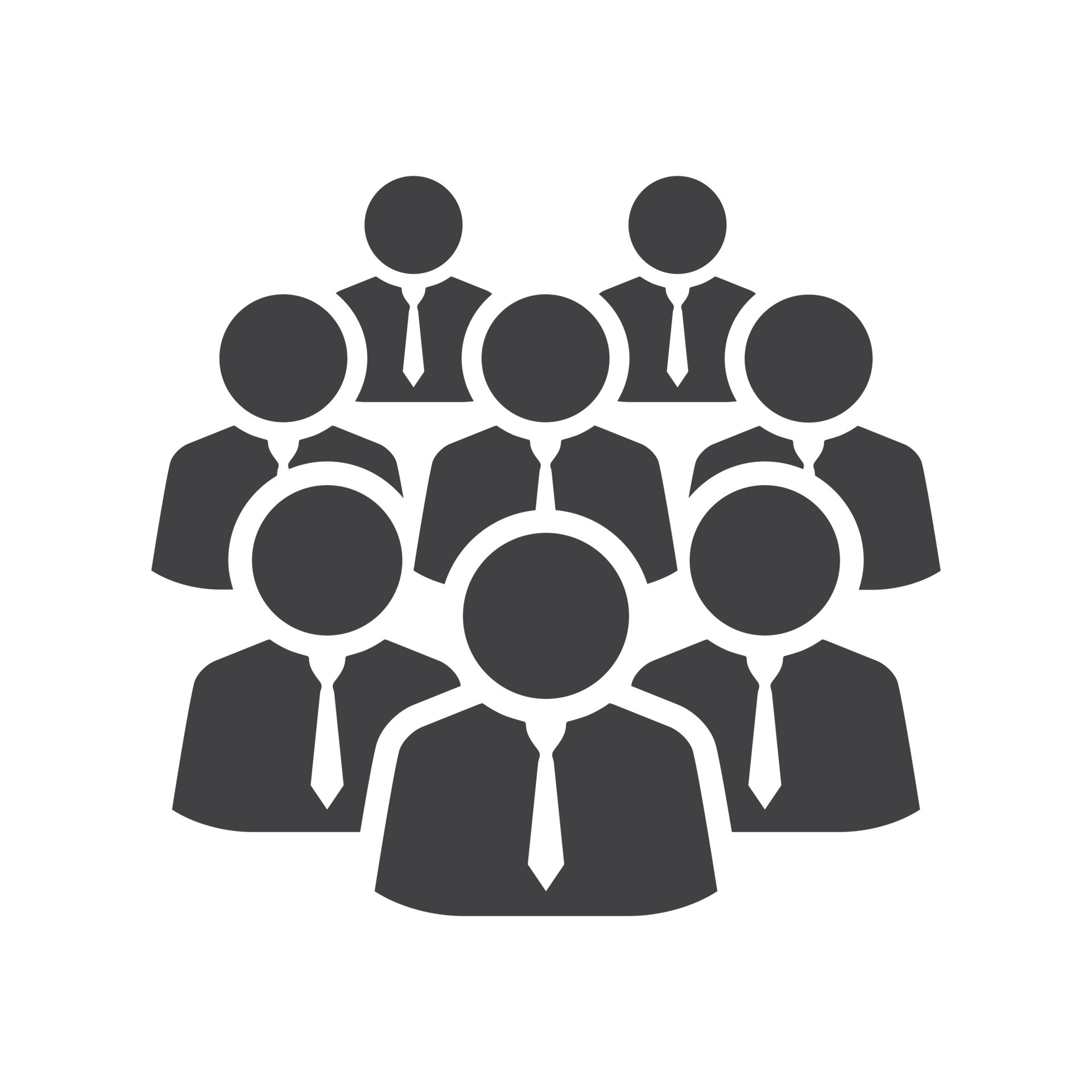 Office worker group silhouette icon vector. Teamwork office, business  people sign symbol 10703158 Vector Art at Vecteezy