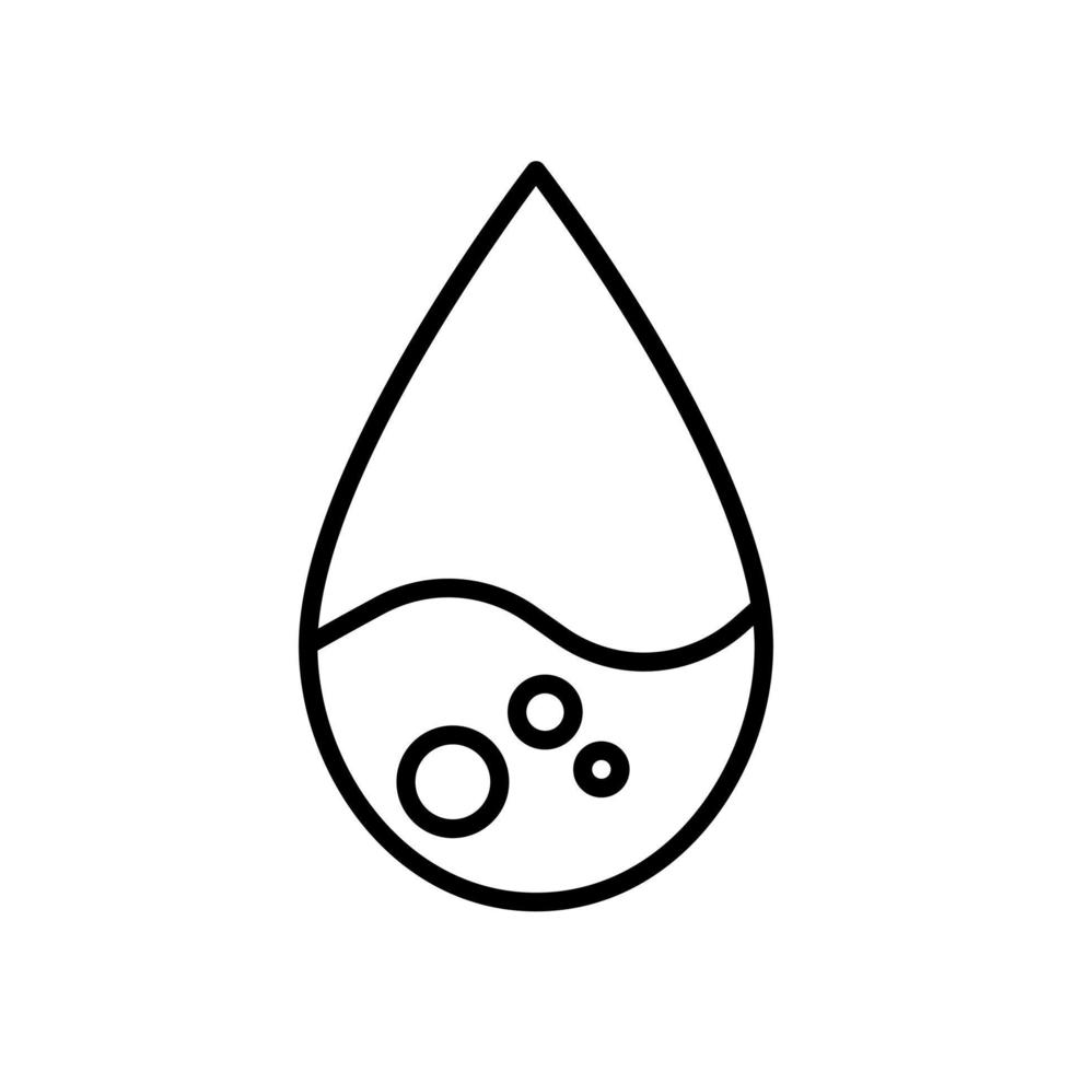 waterdrop icon vector
