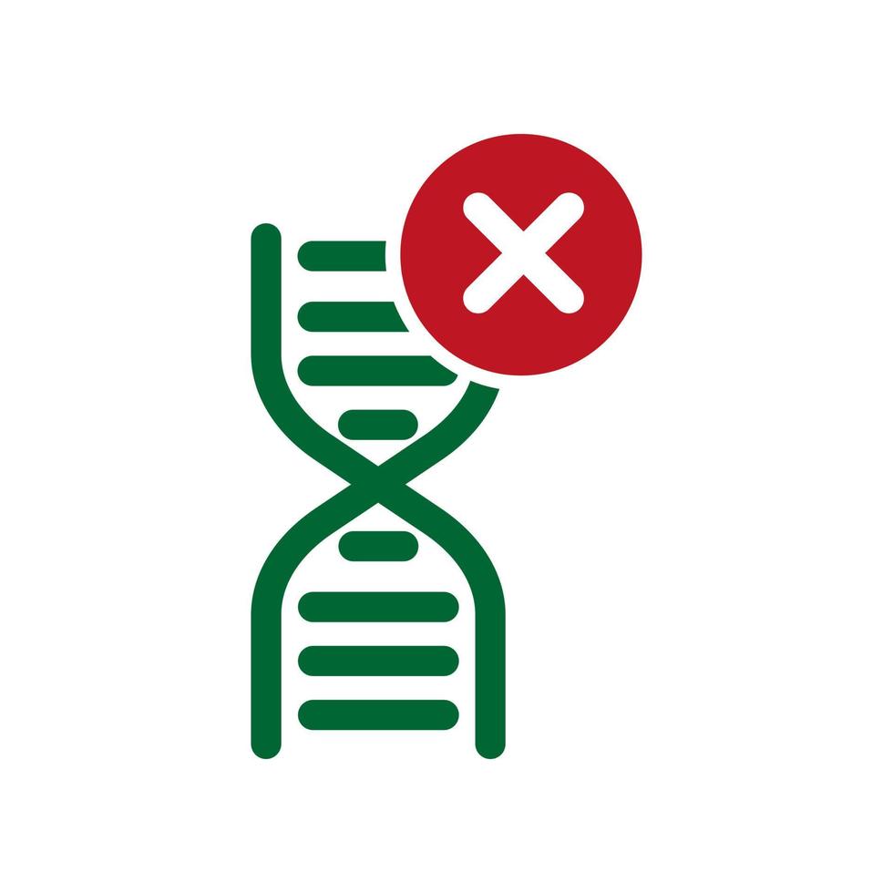 ningún vector de icono de gmo