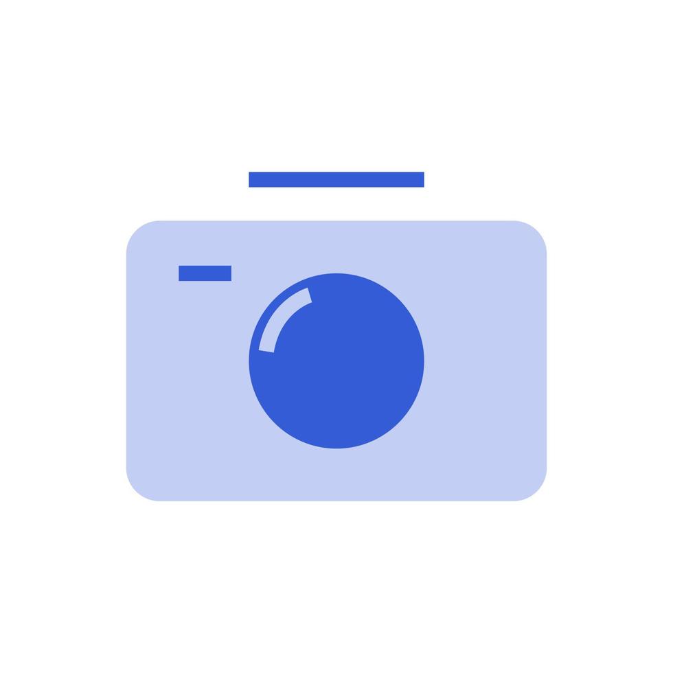 camera flat icon vector