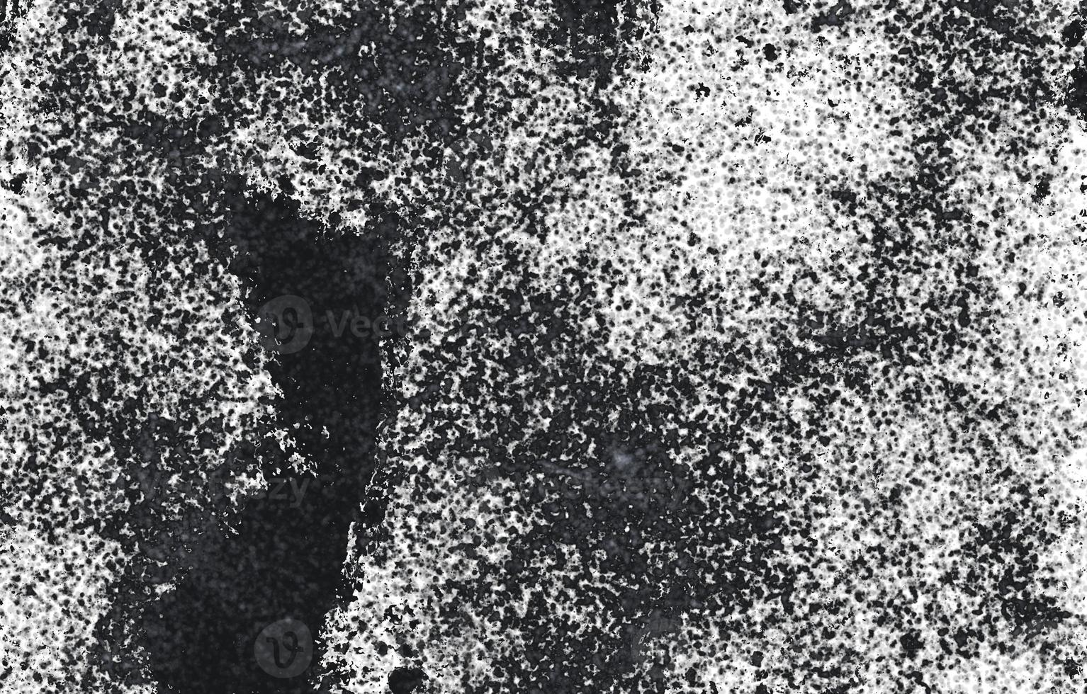 Grunge Black And White Urban. Dark Messy Dust Overlay Distress Background. Easy To Create Abstract Dotted, Scratched, Vintage Effect With Noise And Grain photo