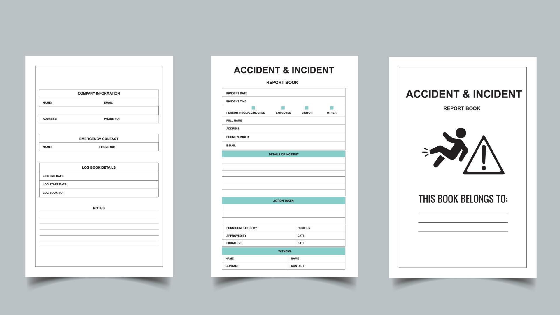 Accident and incedent report book 10703599 Vector Art at Vecteezy Accident and incedent report book 10703599 Vector Art at Vecteezy