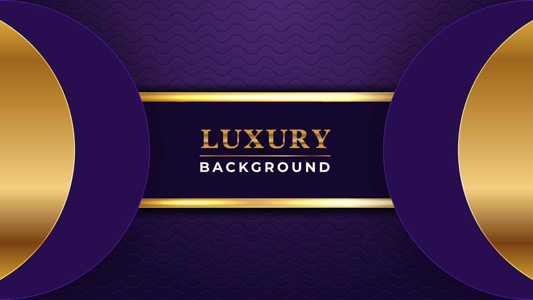 Unique Style Gradient Golden Luxury Background Design vector