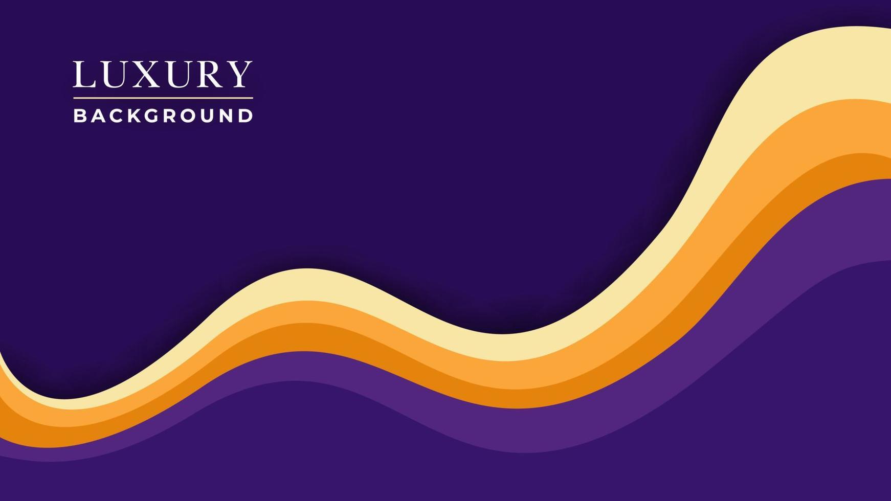 Unique Style Gradient Golden Luxury Background Design vector