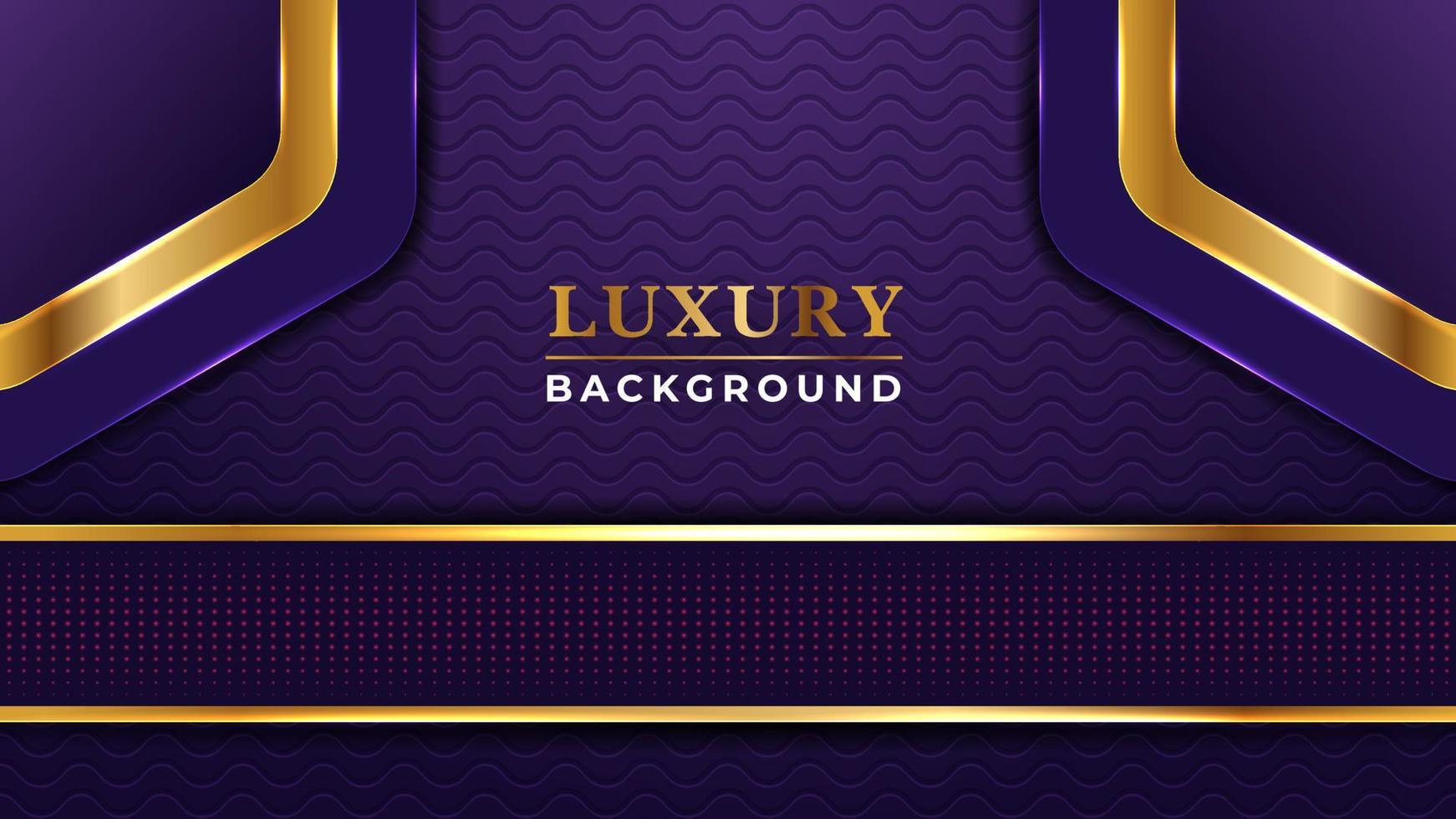 Unique Style Gradient Golden Luxury Background Design vector