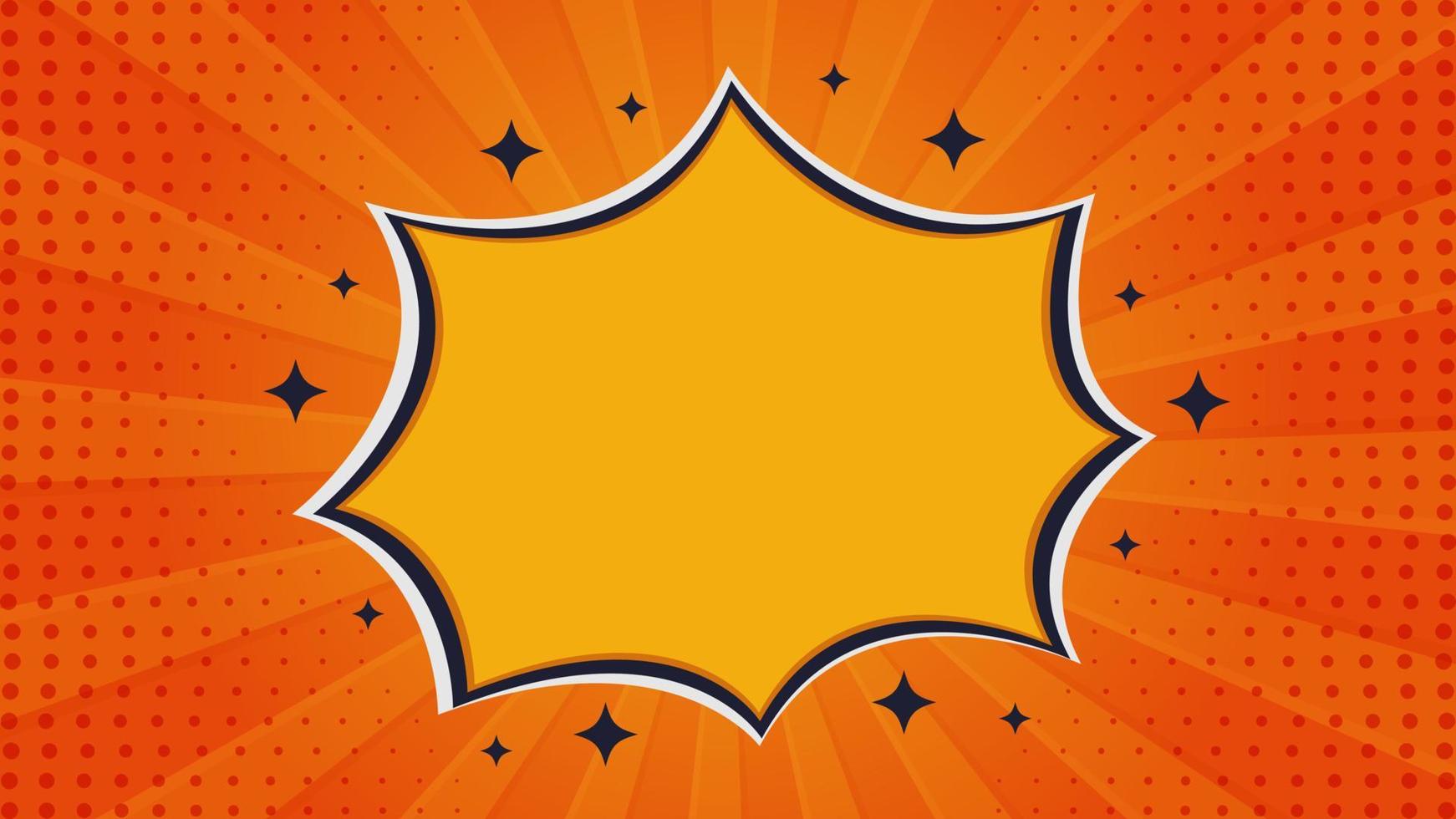 Abstract Comic Book Background Design vector
