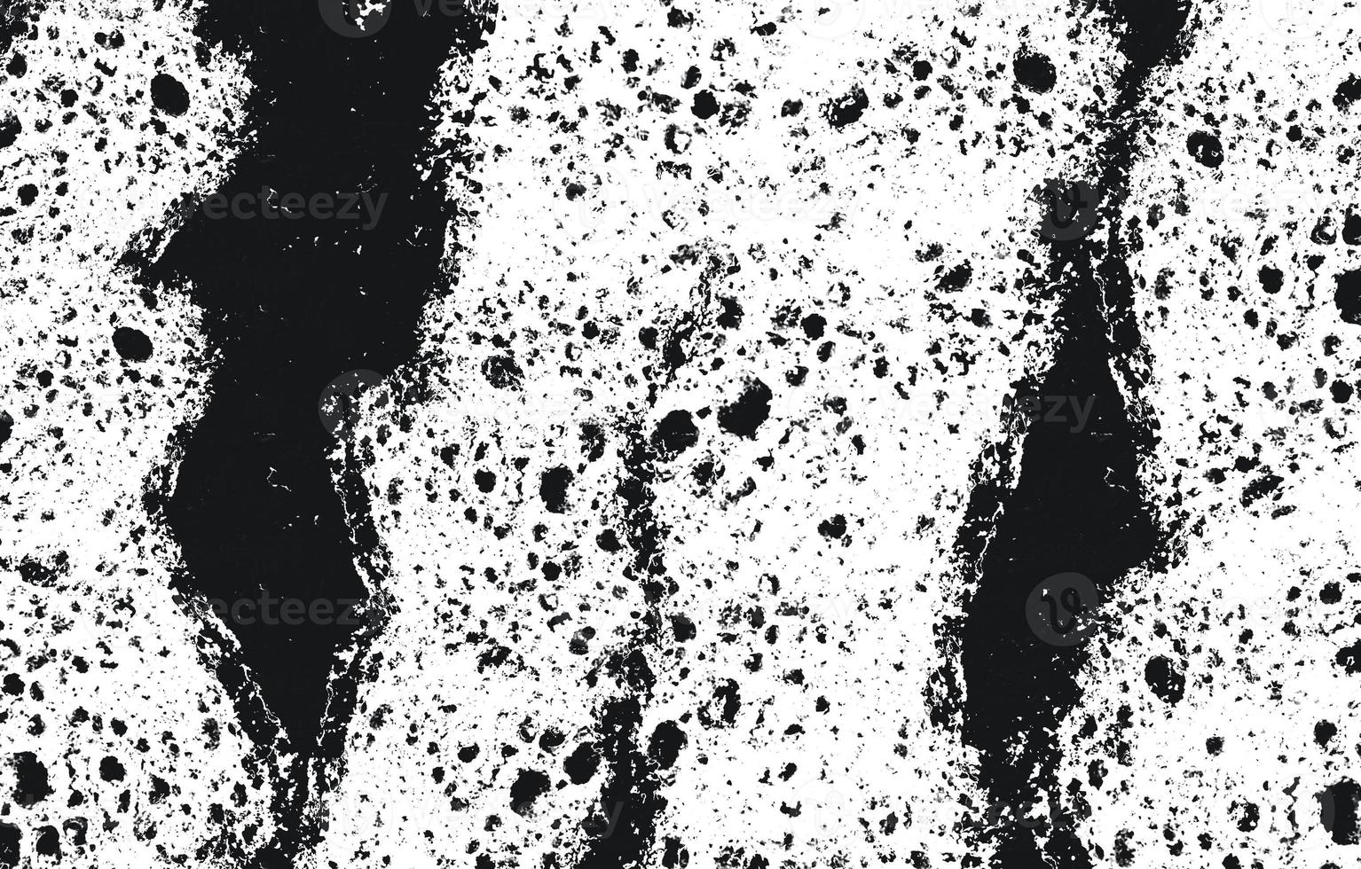 Grunge Black And White Urban. Dark Messy Dust Overlay Distress Background. Easy To Create Abstract Dotted, Scratched, Vintage Effect With Noise And Grain photo