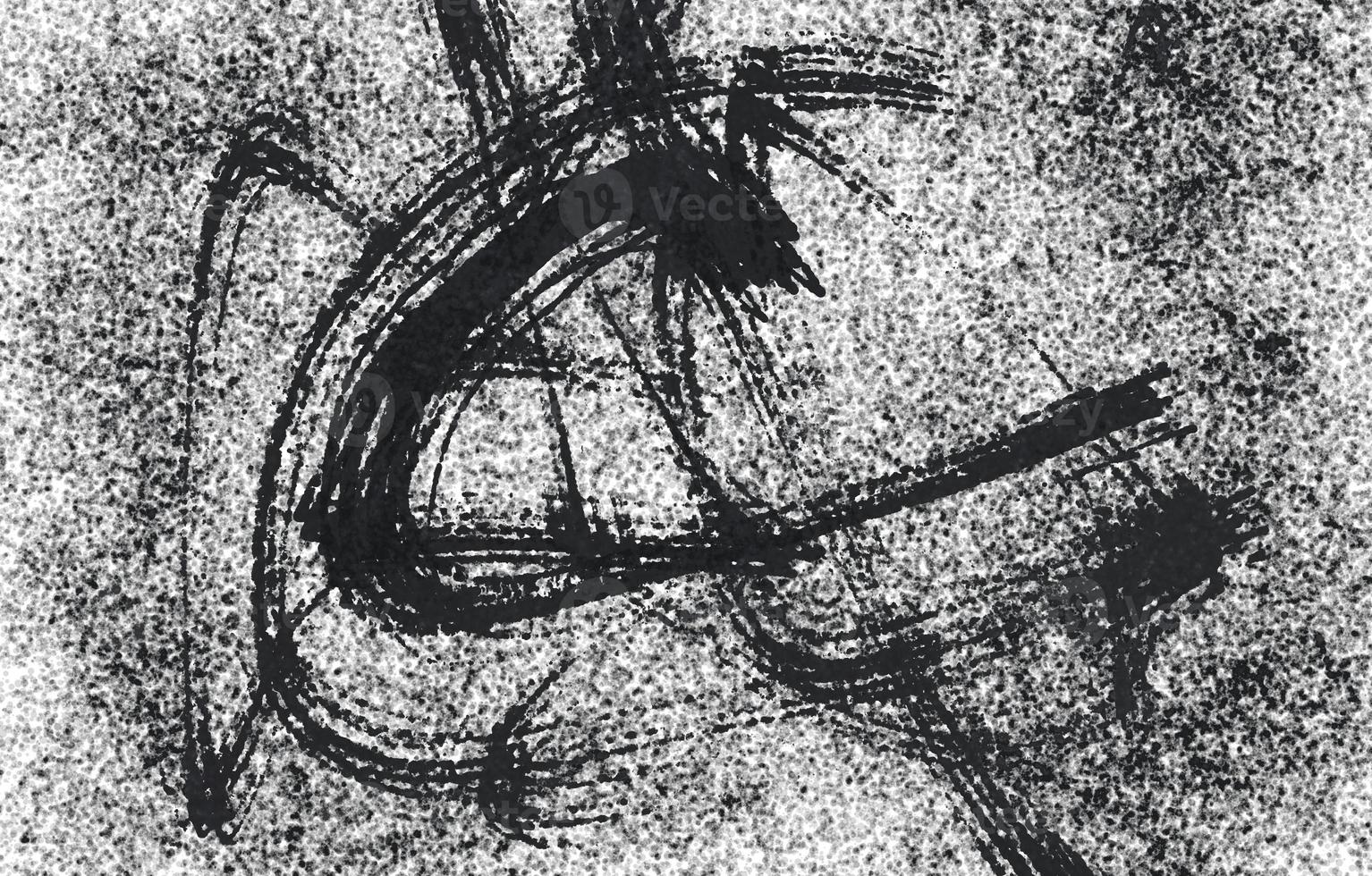 Grunge Black And White Urban. Dark Messy Dust Overlay Distress Background. Easy To Create Abstract Dotted, Scratched, Vintage Effect With Noise And Grain photo