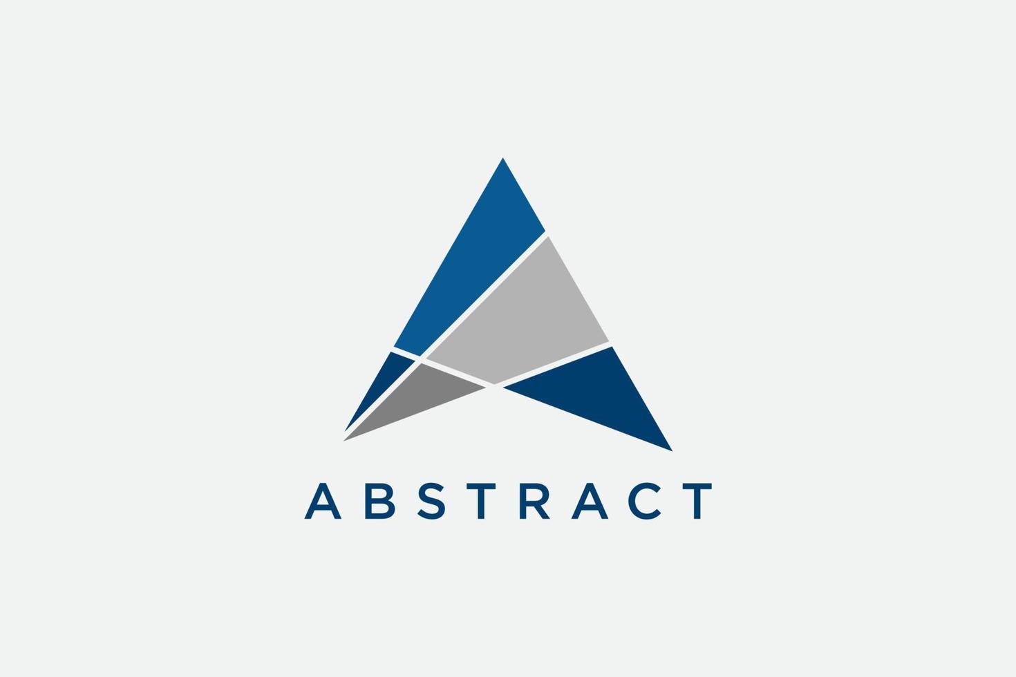 Abstract Triangle Logo vector