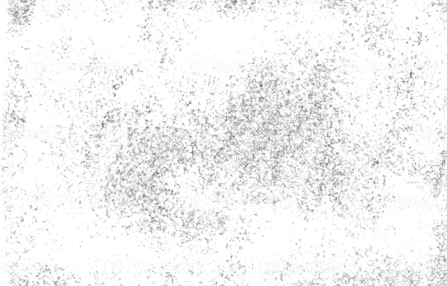 Grunge Black And White Urban. Dark Messy Dust Overlay Distress Background. Easy To Create Abstract Dotted, Scratched, Vintage Effect With Noise And Grain photo