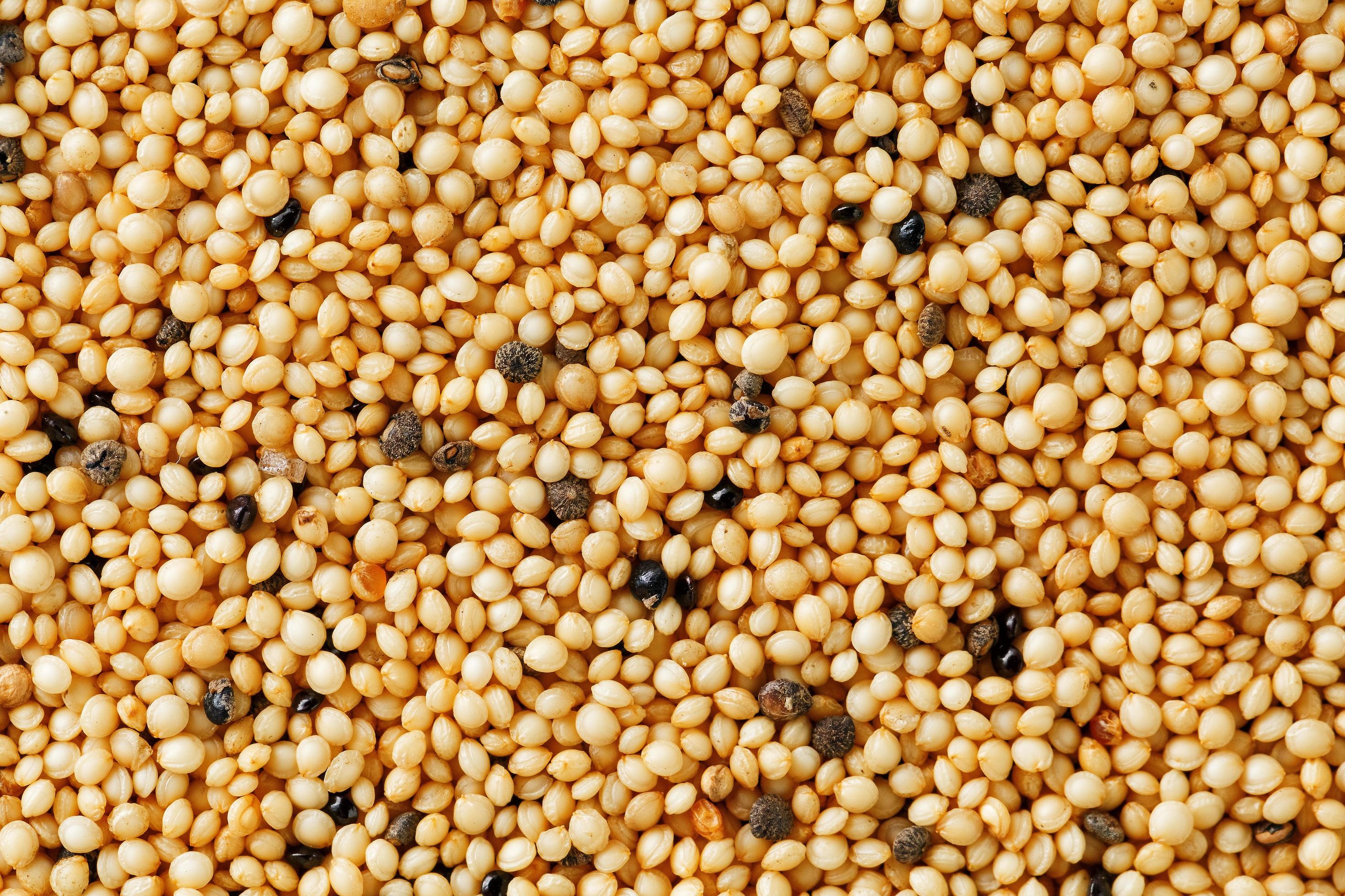 Jasmine brown rice closeup. Organic grain texture 10704394 Stock Photo ...