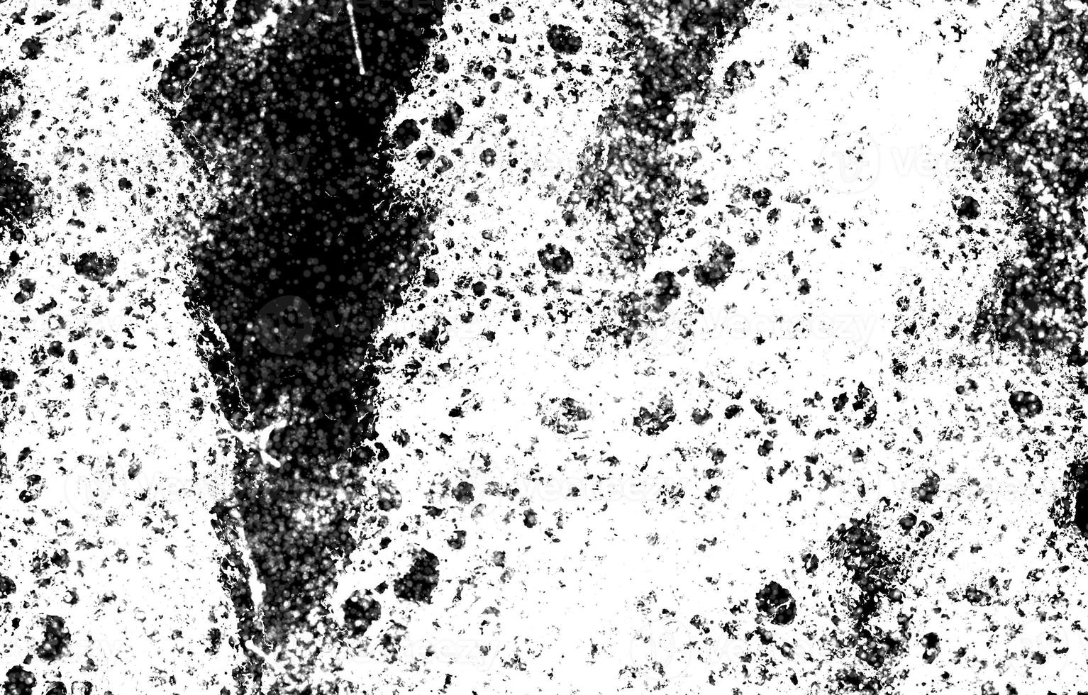 Grunge Black And White Urban. Dark Messy Dust Overlay Distress Background. Easy To Create Abstract Dotted, Scratched, Vintage Effect With Noise And Grain photo