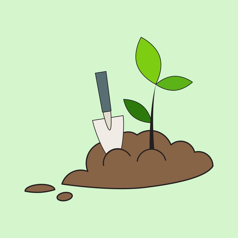 illustration vector graphic of plant Trees