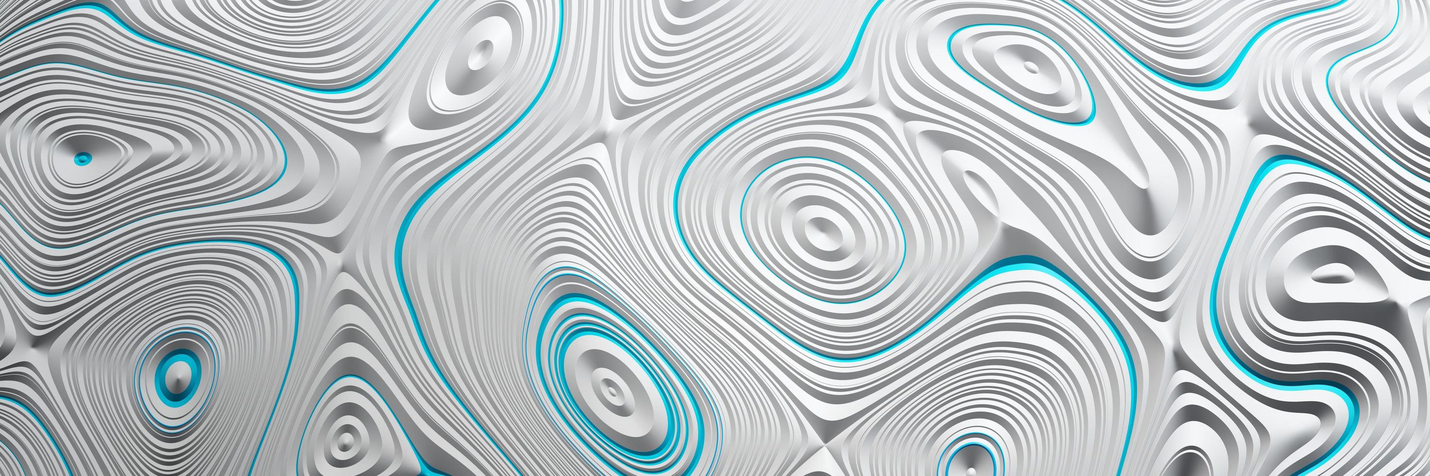 3D Abstract wavy lines background. Abstract liquid pattern modern background, Fluid colorful wavy texture, Voronoi Texture Wallpaper photo