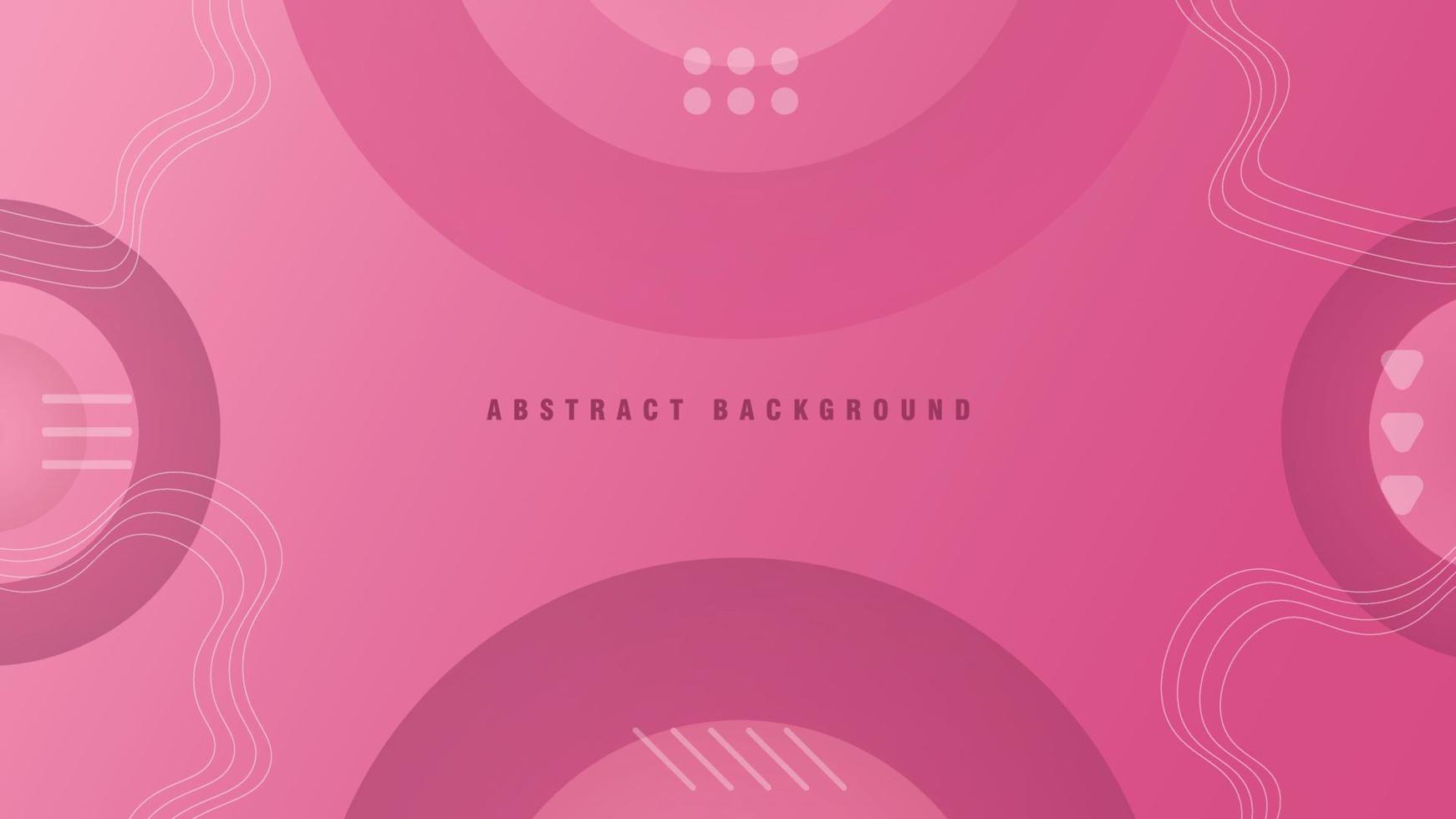 Purple and pink vector layout with circle shapes. Abstract background with colorful gradient.