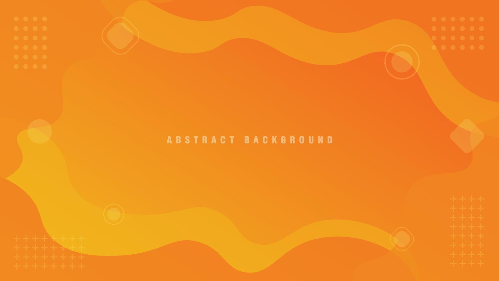 abstract fluid background with orange color. gradient color vector