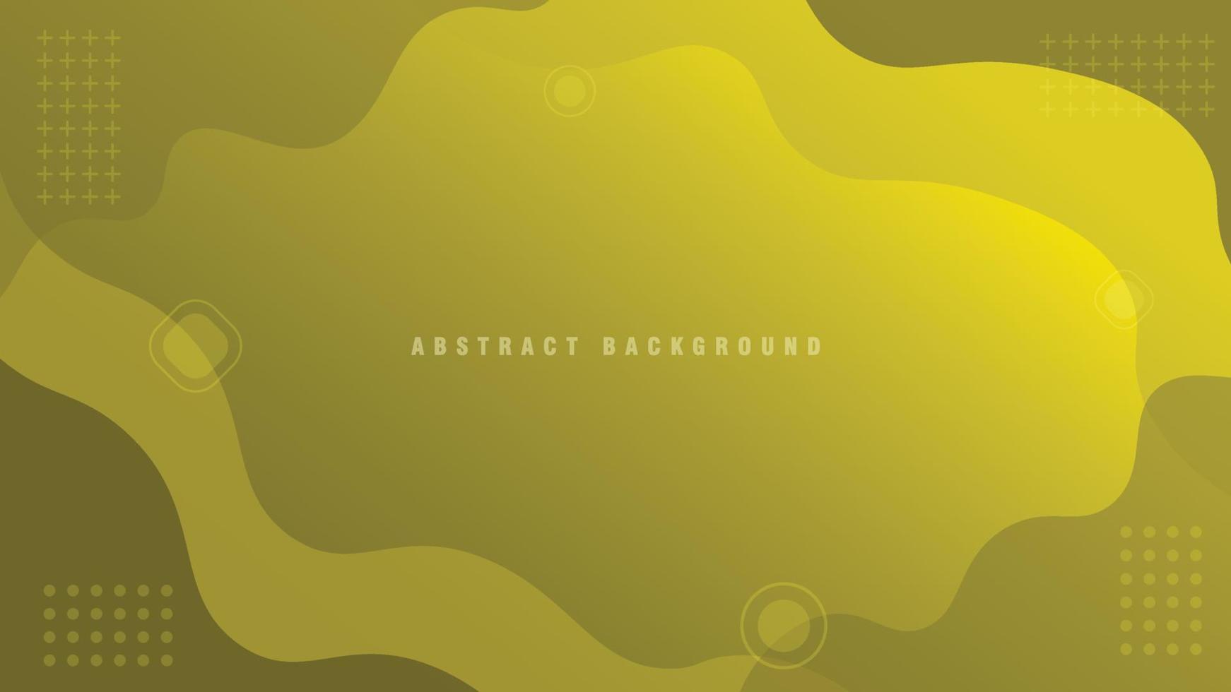 abstract fluid background with yellow color. gradient color vector