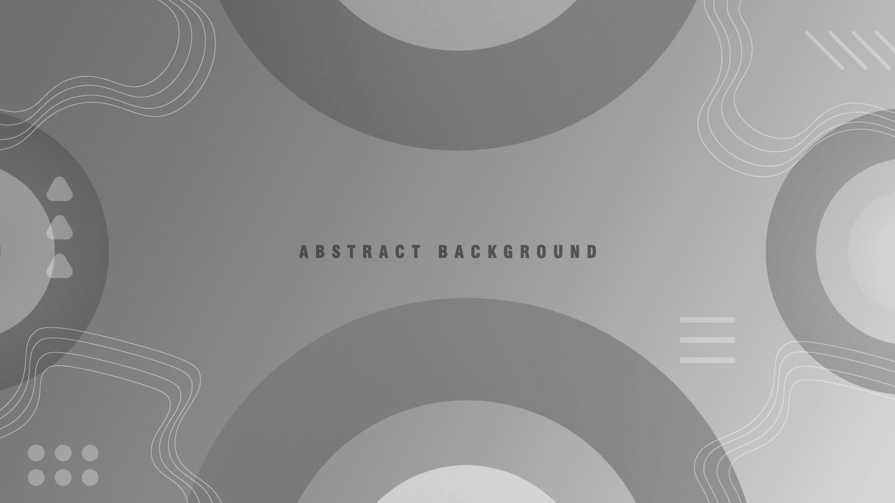 Grey vector layout with circle shapes. Abstract background with colorful gradient.