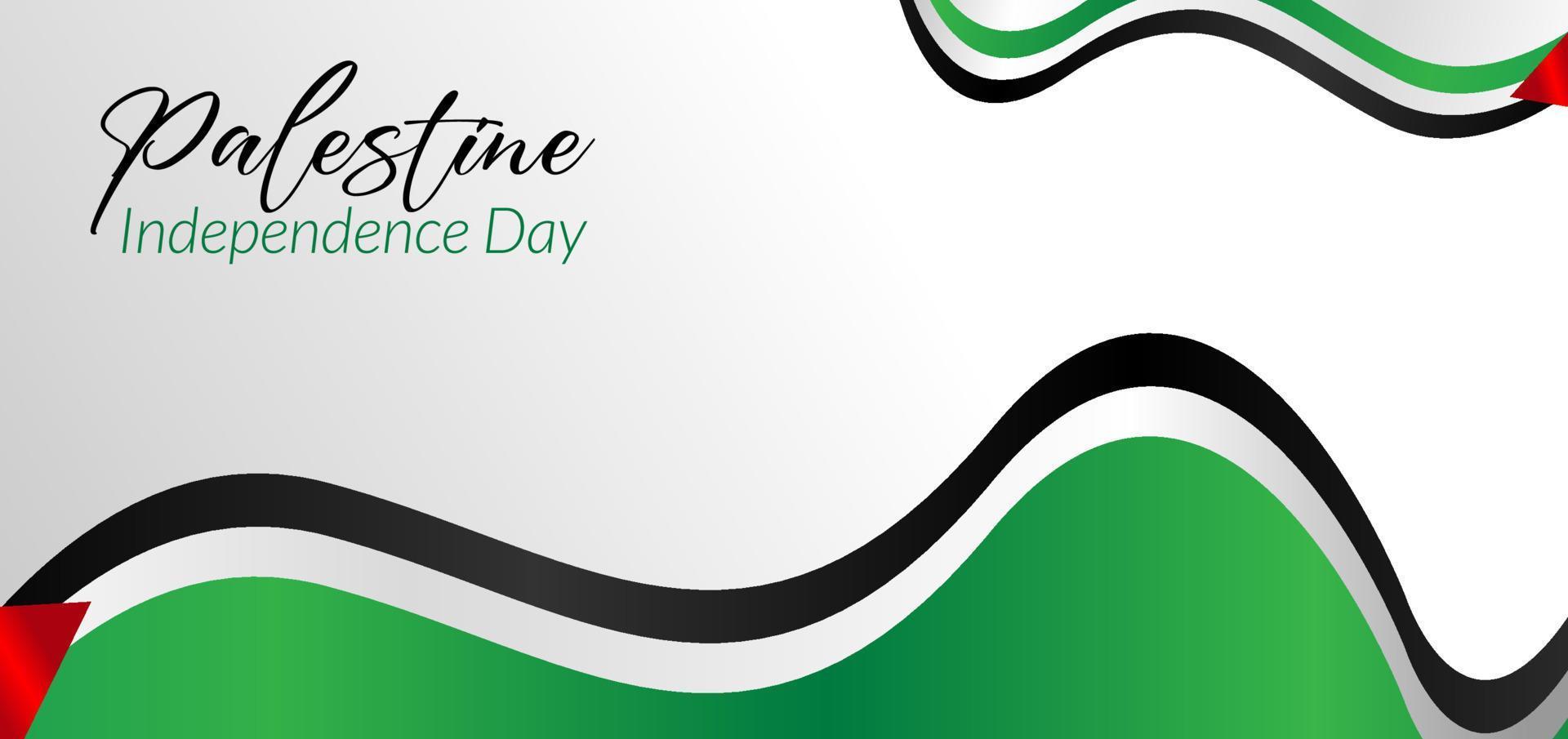 Palestine Independence Day Background vector