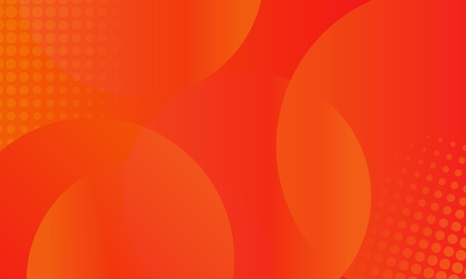 Orange abstract background with circle concept for banner, poster, landing page or presentation vector