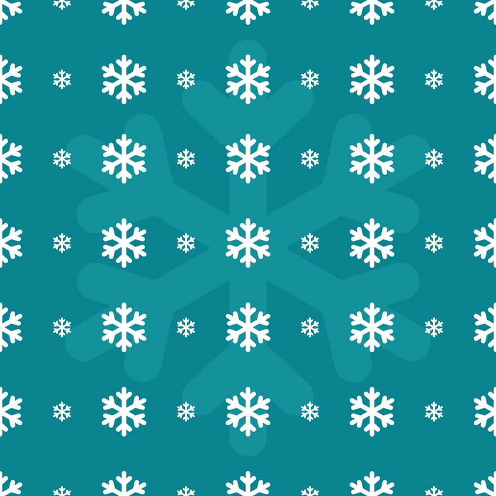 Snowflake Seamless Pattern vector