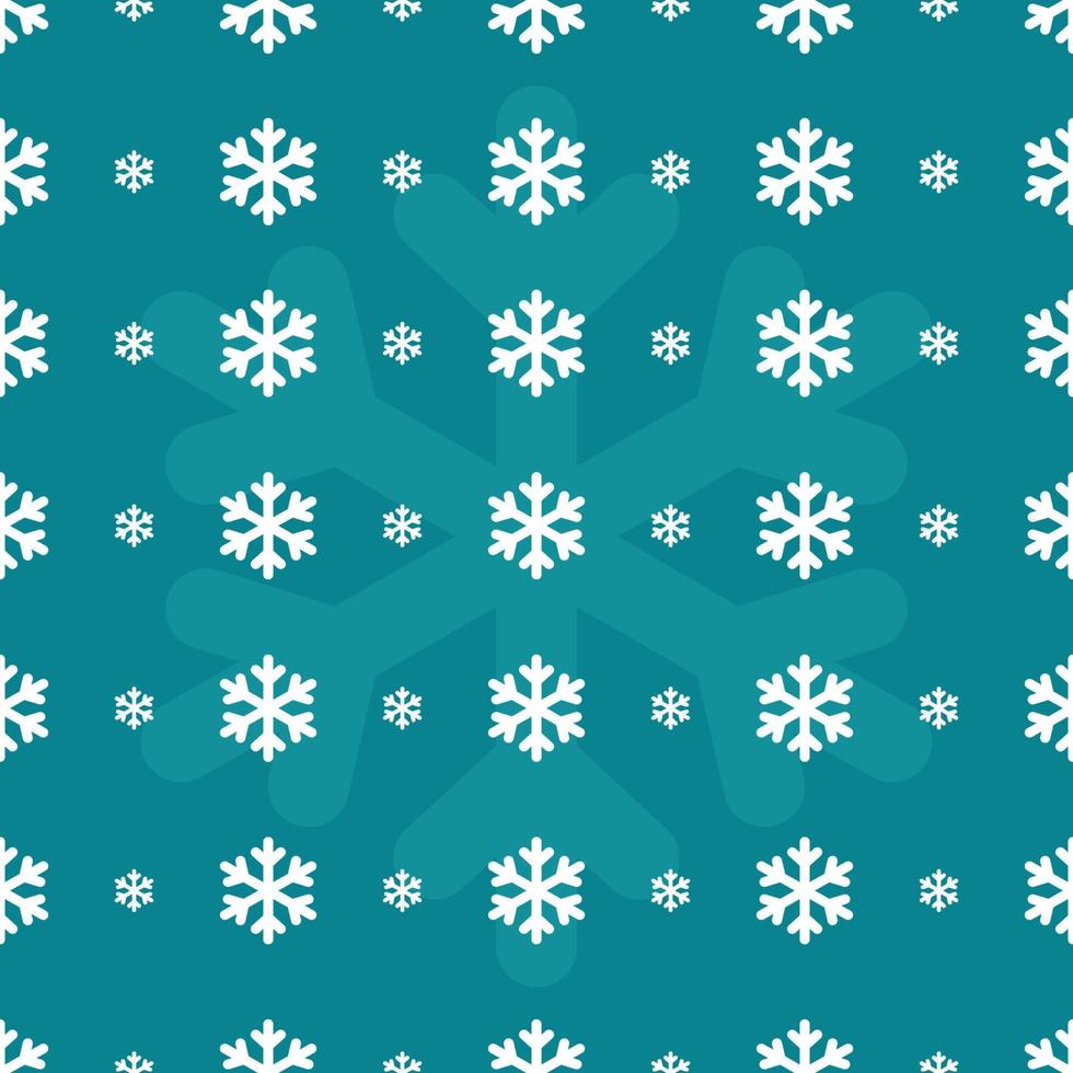 Snowflake Seamless Pattern vector