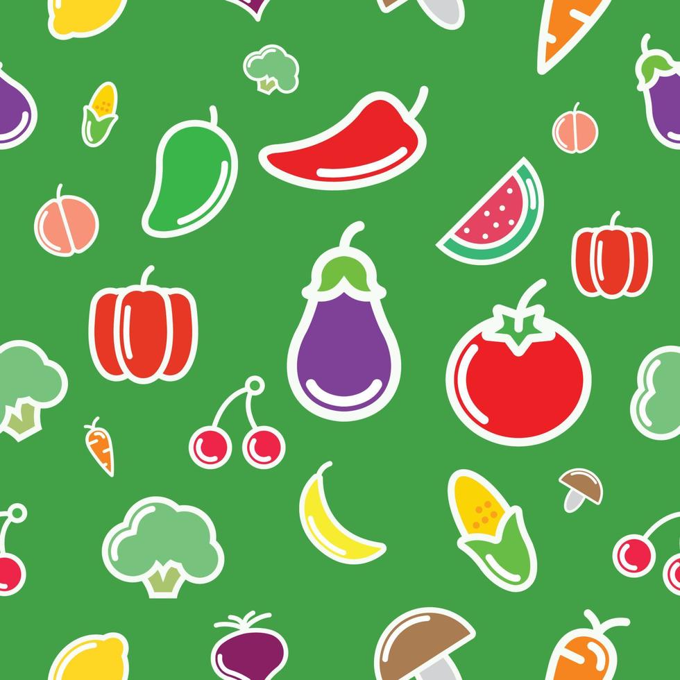 Fruit Seamless Pattern vector
