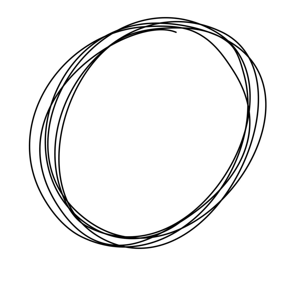 forma de círculo una línea. desenreda el caos y el lío situación difícil. el concepto de psicoterapia de resolver problemas es fácil. un dibujo de línea continua. ilustraciones vectoriales dibujadas a mano aisladas vector