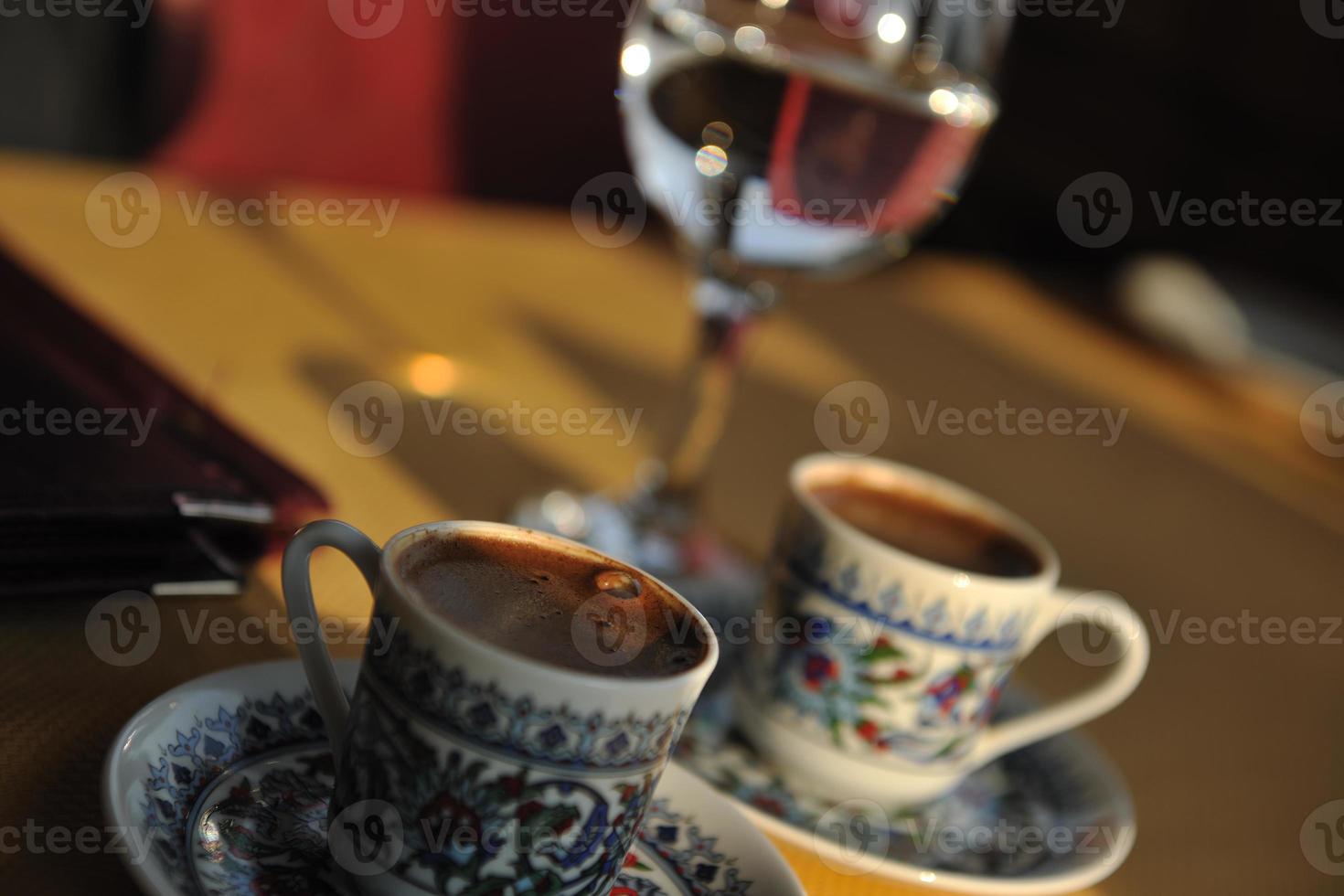 turkish coffee cup photo