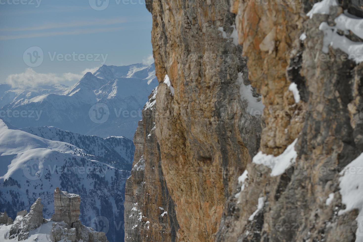 mountain winter nature photo