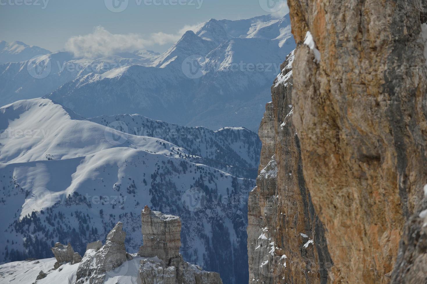 mountain winter nature photo