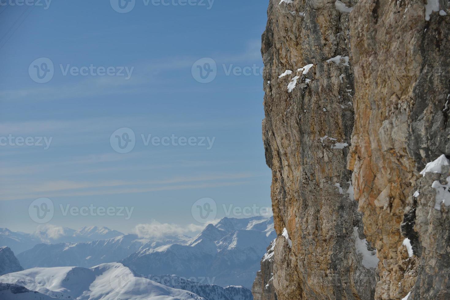 mountain winter nature photo