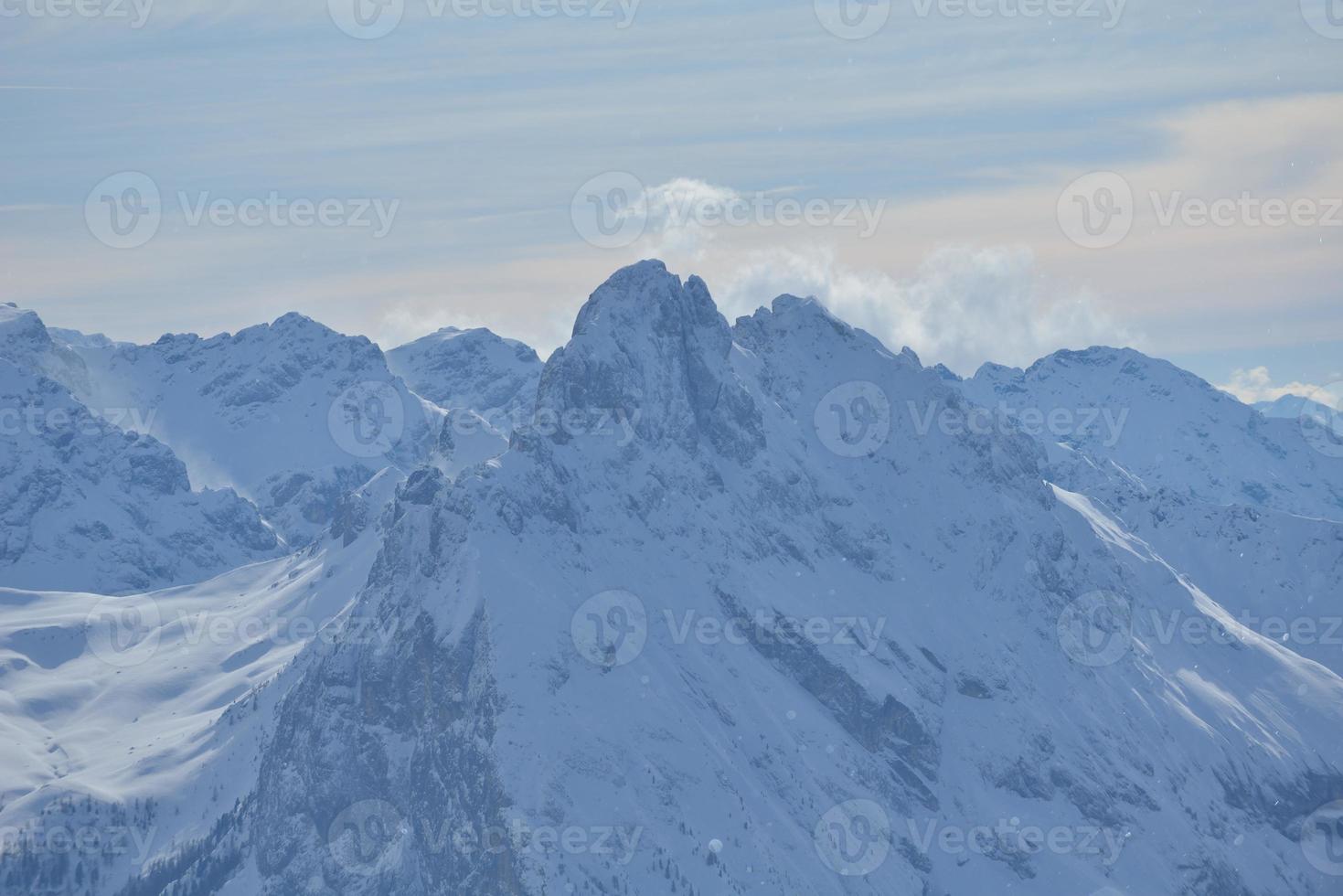 mountain winter nature photo
