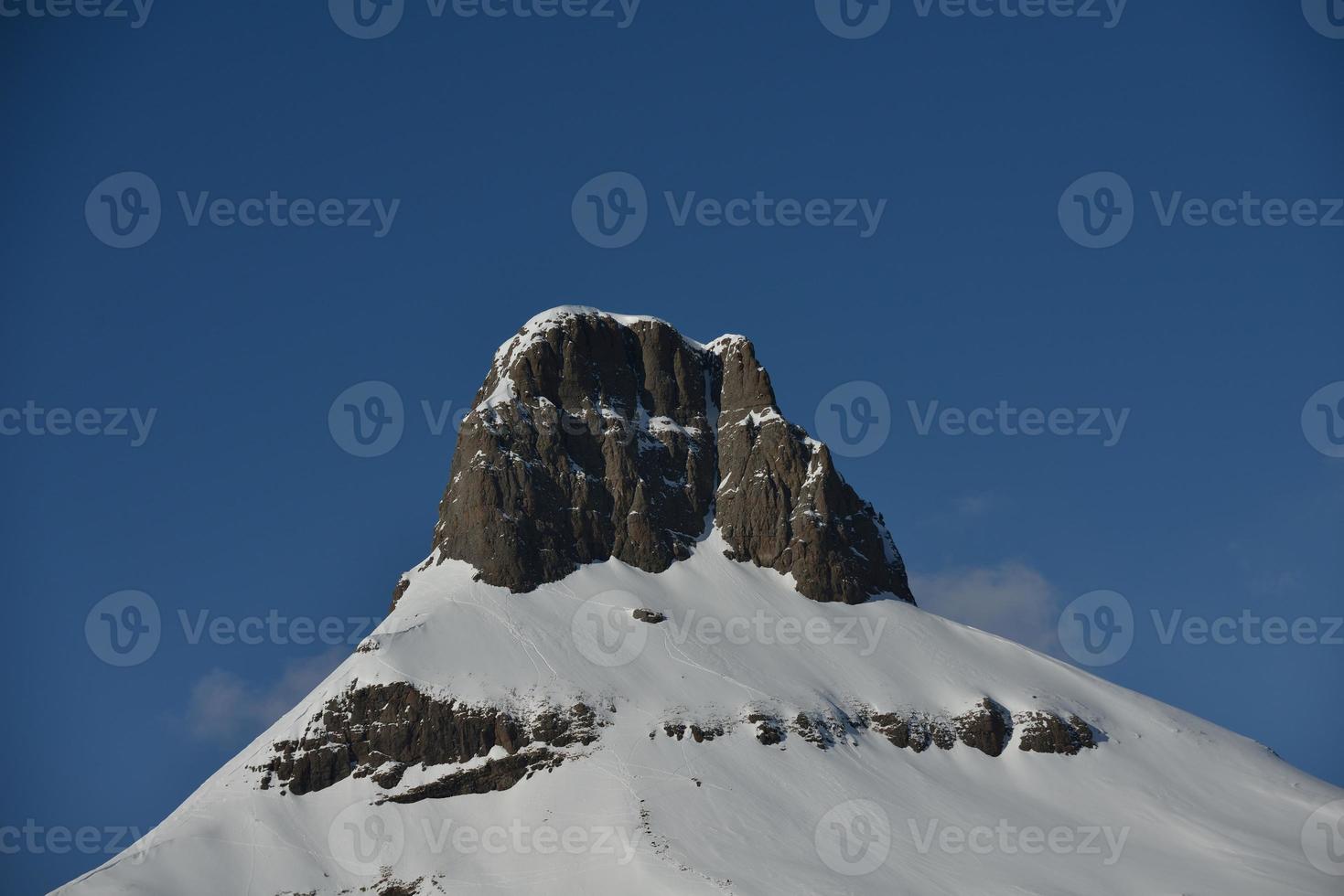 mountain winter nature photo