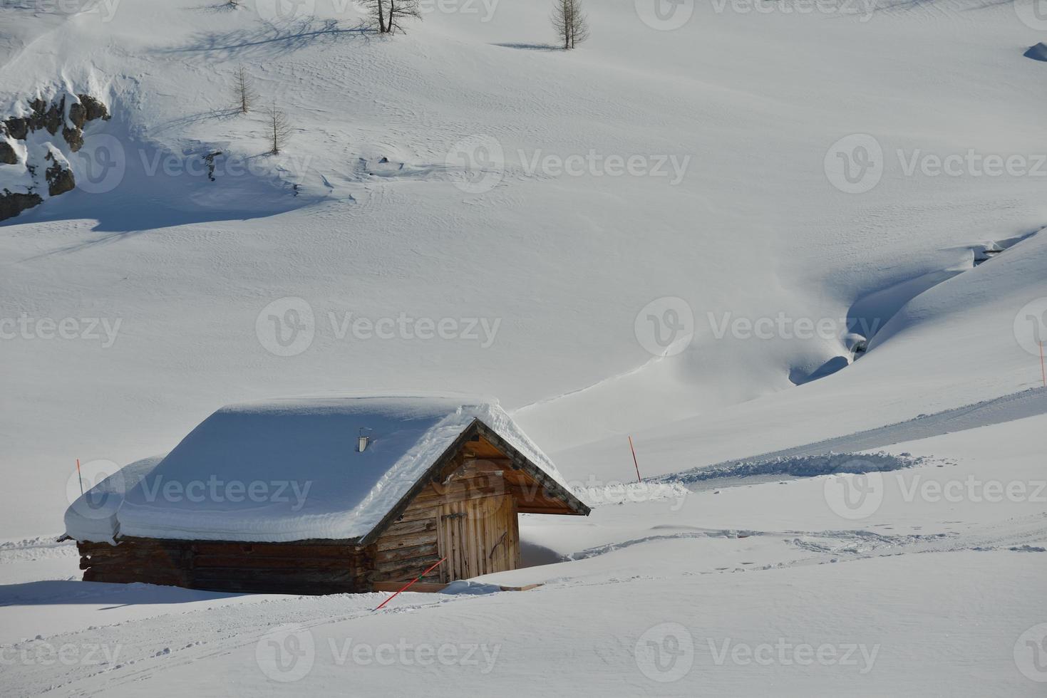 mountain winter nature photo