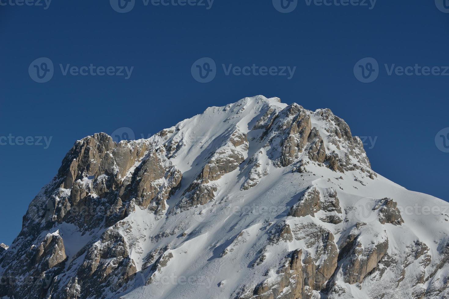 mountain winter nature photo