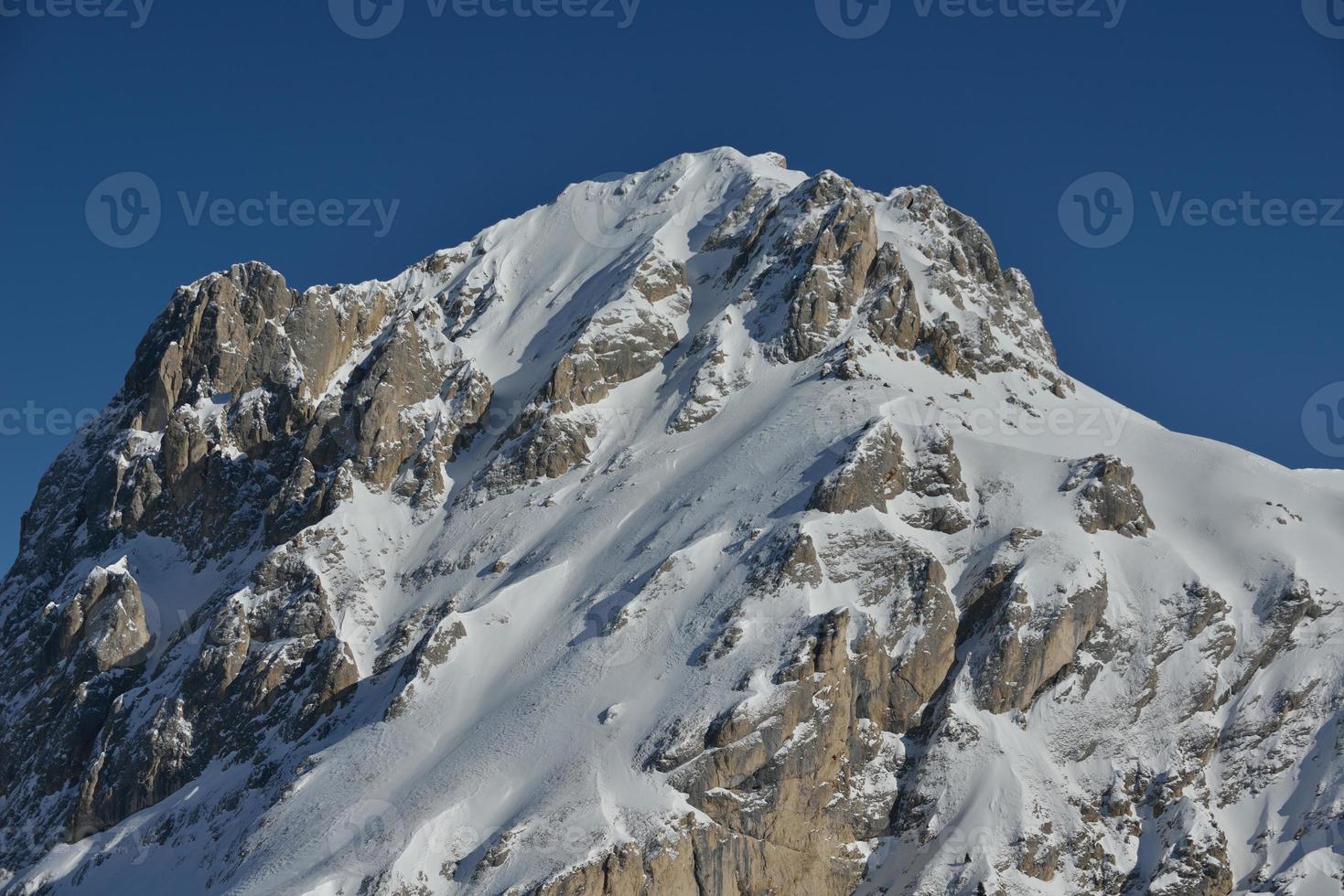 mountain winter nature photo