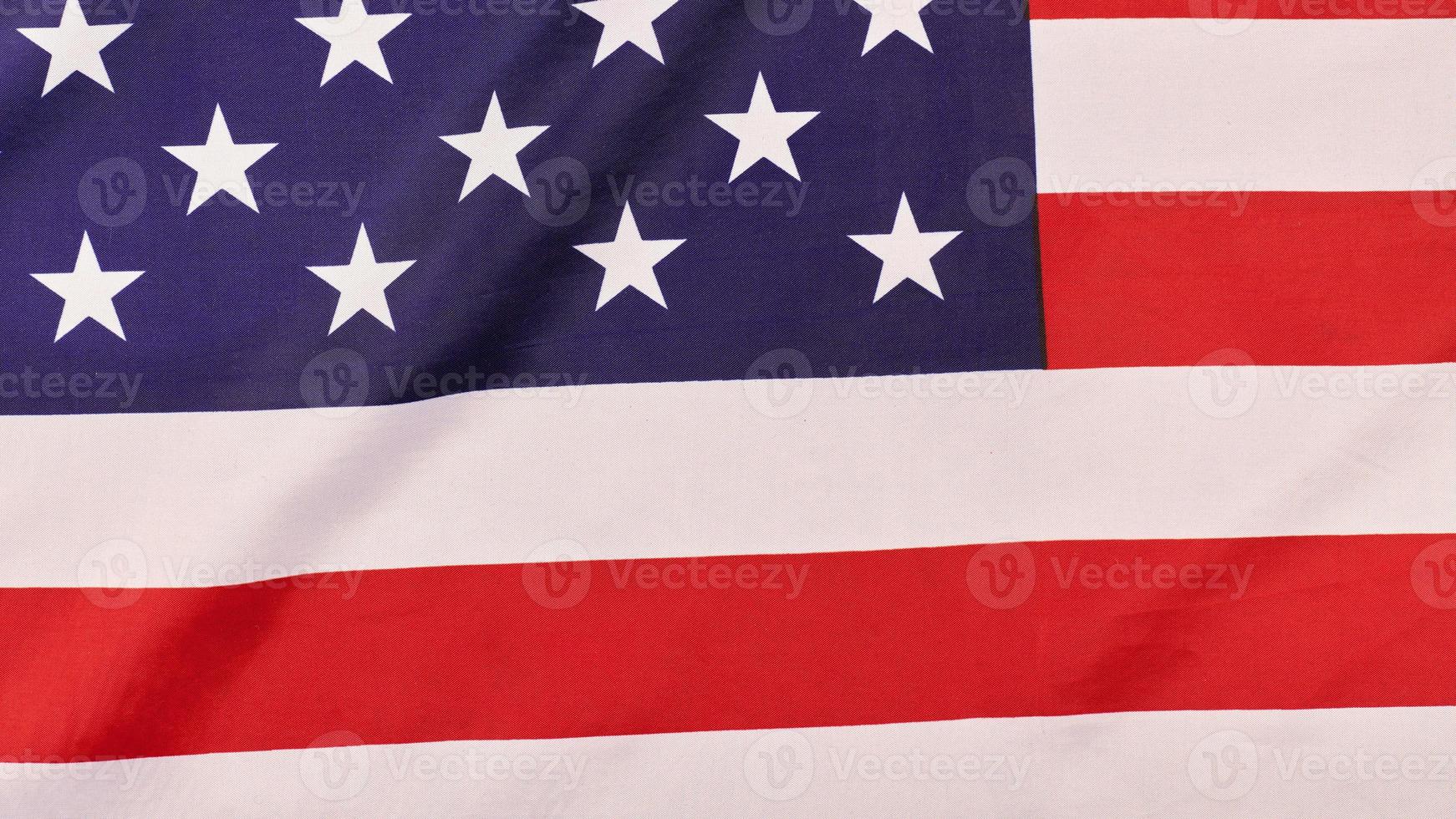 bandera nacional de estados unidos, símbolo patriótico de américa foto